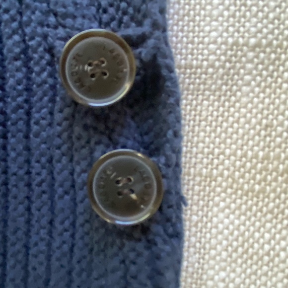 Lacoste Navy Cotton Wool Oversized Preppy Nautical Coastal Sweater-Sz-M - Picture 10 of 16